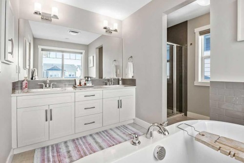 75 Sundown Way, Cochrane, AB - Indoor Photo Showing Bathroom