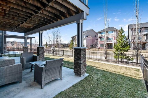 75 Sundown Way, Cochrane, AB - Outdoor With Deck Patio Veranda