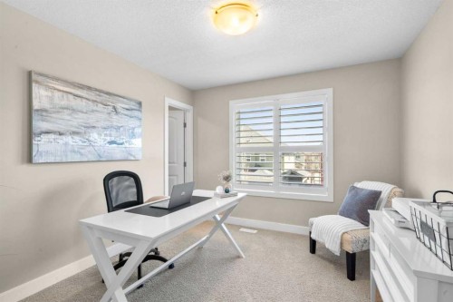 809 Canoe Green Sw, Airdrie, AB - Indoor Photo Showing Office