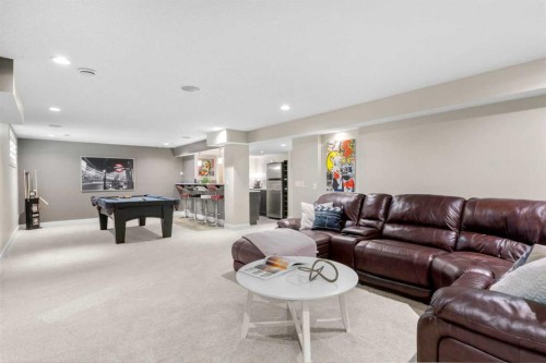809 Canoe Green Sw, Airdrie, AB - Indoor Photo Showing Living Room