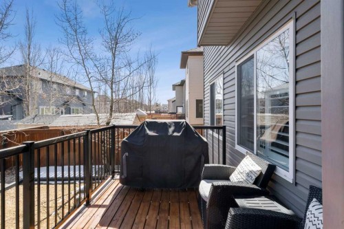 809 Canoe Green Sw, Airdrie, AB - Outdoor With Deck Patio Veranda With Exterior