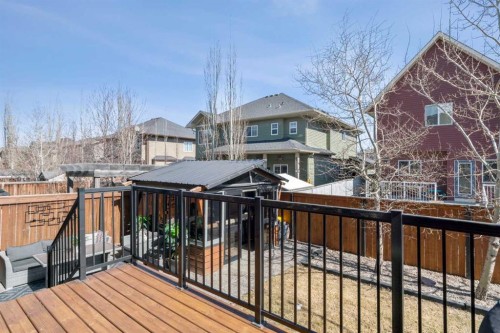 809 Canoe Green Sw, Airdrie, AB - Outdoor With Deck Patio Veranda With Exterior