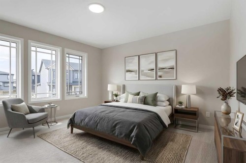 26 Alpine Gardens Sw, Calgary, AB - Indoor Photo Showing Bedroom
