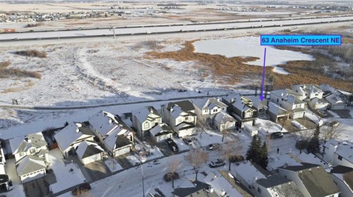 63 Anaheim Crescent Ne, Calgary, AB - Outdoor With View