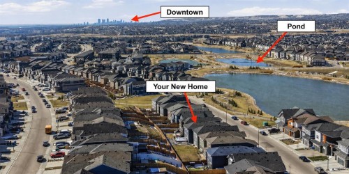 260 Lucas Way Nw, Calgary, AB - Outdoor With Body Of Water With View