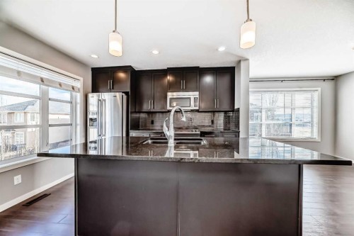 911 Evansridge Park Nw, Calgary, AB - Indoor Photo Showing Kitchen With Upgraded Kitchen