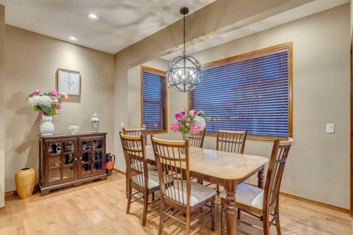 676 Auburn Bay Boulevard Se, Calgary, AB - Indoor Photo Showing Dining Room