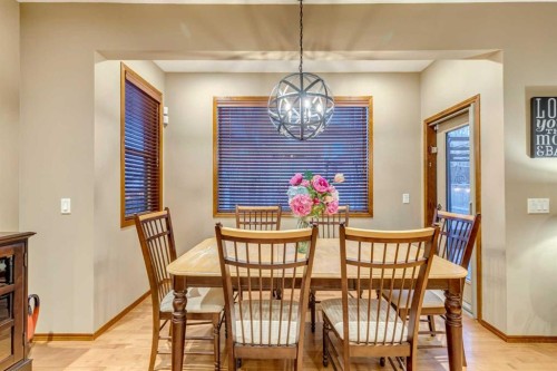 676 Auburn Bay Boulevard Se, Calgary, AB - Indoor Photo Showing Dining Room