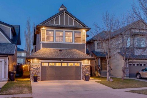 676 Auburn Bay Boulevard Se, Calgary, AB - Outdoor With Facade