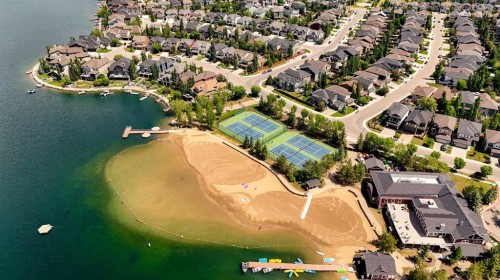 676 Auburn Bay Boulevard Se, Calgary, AB - Outdoor With Body Of Water With View