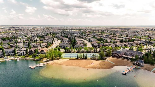 676 Auburn Bay Boulevard Se, Calgary, AB - Outdoor With Body Of Water With View