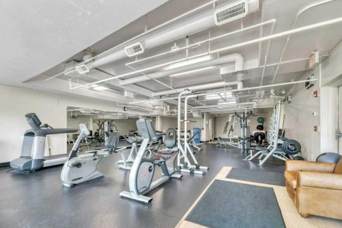 13-148 Rockyledge View Nw, Calgary, AB - Indoor Photo Showing Gym Room