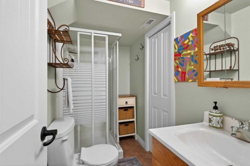 1486 Sunwood Road Se, Calgary, AB - Indoor Photo Showing Bathroom