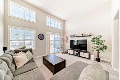 154 Sage Hill Grove Nw, Calgary, AB - Indoor Photo Showing Living Room