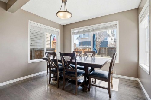 202 New Brighton Manor Se, Calgary, AB - Indoor Photo Showing Dining Room