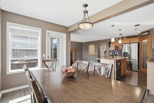 202 New Brighton Manor Se, Calgary, AB - Indoor Photo Showing Dining Room