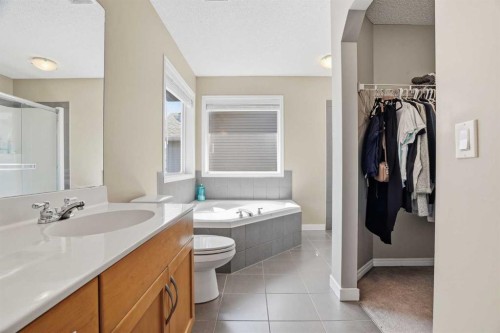 202 New Brighton Manor Se, Calgary, AB - Indoor Photo Showing Bathroom