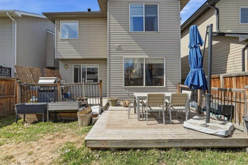 202 New Brighton Manor Se, Calgary, AB - Outdoor With Deck Patio Veranda With Exterior