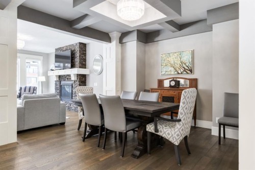 109 Kinniburgh Bay, Chestermere, AB - Indoor Photo Showing Dining Room