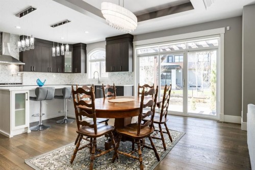 109 Kinniburgh Bay, Chestermere, AB - Indoor Photo Showing Dining Room