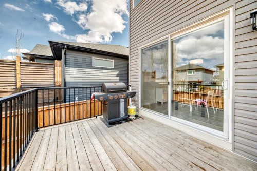81 Willow Court, Cochrane, AB - Outdoor With Deck Patio Veranda With Exterior