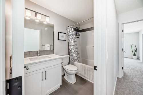 81 Willow Court, Cochrane, AB - Indoor Photo Showing Bathroom