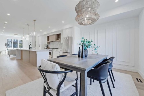 520 22 Avenue Nw, Calgary, AB - Indoor Photo Showing Dining Room