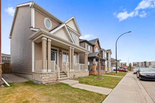 61 Cityscape Street, Calgary, AB - Outdoor With Deck Patio Veranda With Facade