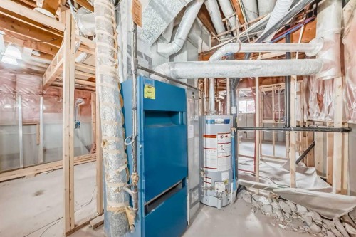 25 Erin Ridge Road Se, Calgary, AB - Indoor Photo Showing Basement