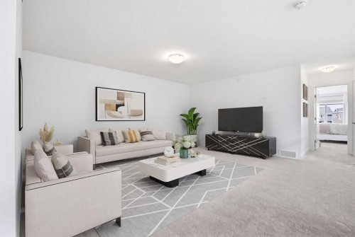 360 Calhoun Common Ne, Calgary, AB - Indoor Photo Showing Living Room