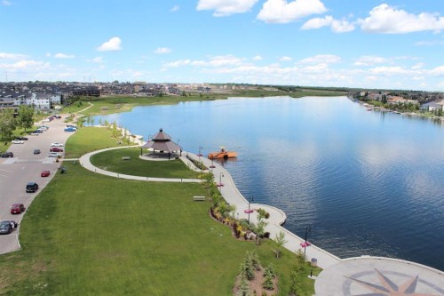 401 Marina Drive, Chestermere, AB - Outdoor With Body Of Water With View