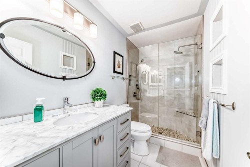 19 Sunlake Gardens Se, Calgary, AB - Indoor Photo Showing Bathroom