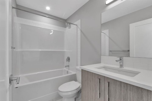 157 Dawson Wharf View, Chestermere, AB - Indoor Photo Showing Bathroom