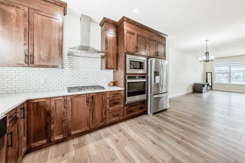 538 Sage Hill Road Nw, Calgary, AB - Indoor Photo Showing Kitchen With Stainless Steel Kitchen With Upgraded Kitchen