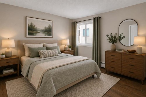 6-3402 Parkdale Boulevard Nw, Calgary, AB - Indoor Photo Showing Bedroom
