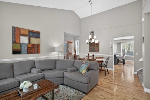 3513 Douglas Woods Heights Se, Calgary, AB - Indoor Photo Showing Living Room