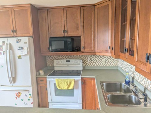 3711 Beaver Road Nw, Calgary, AB - Indoor Photo Showing Kitchen With Double Sink