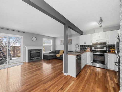 101 Everstone Place Sw, Calgary, AB - Indoor Photo Showing Kitchen With Stainless Steel Kitchen With Upgraded Kitchen