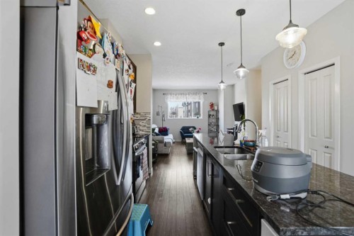 227 Copperpond Row Se, Calgary, AB - Indoor Photo Showing Kitchen With Double Sink With Upgraded Kitchen
