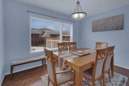 273 Eversyde Boulevard Sw, Calgary, AB - Indoor Photo Showing Dining Room