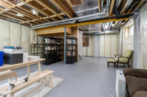 1041 Iron Landing Way, Crossfield, AB - Indoor Photo Showing Basement