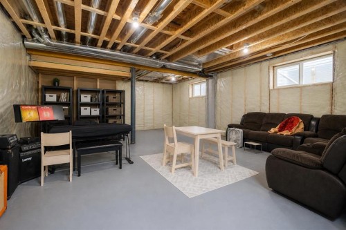 1041 Iron Landing Way, Crossfield, AB - Indoor Photo Showing Basement