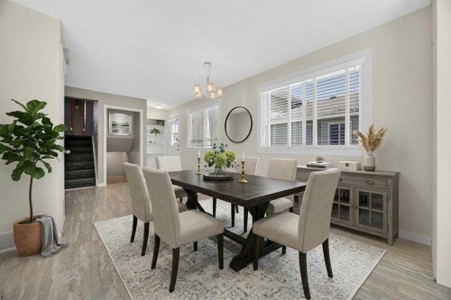 84 Macewan Glen Way Nw, Calgary, AB - Indoor Photo Showing Dining Room