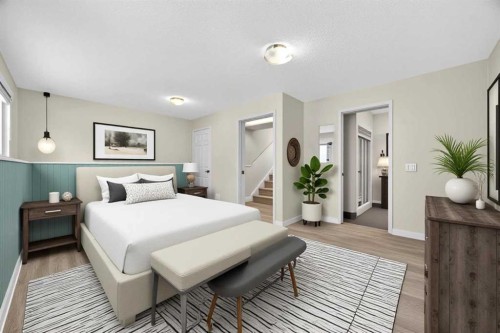 84 Macewan Glen Way Nw, Calgary, AB - Indoor Photo Showing Bedroom