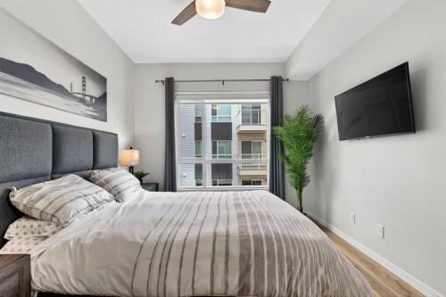 2313-220 Seton Grove Se, Calgary, AB - Indoor Photo Showing Bedroom