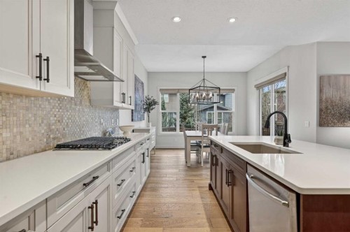 19 Cranbrook Crescent Se, Calgary, AB - Indoor Photo Showing Kitchen With Upgraded Kitchen