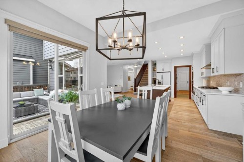 19 Cranbrook Crescent Se, Calgary, AB - Indoor Photo Showing Dining Room