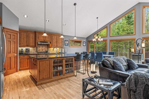 116 Casale Place, Canmore, AB - Indoor Photo Showing Kitchen With Upgraded Kitchen
