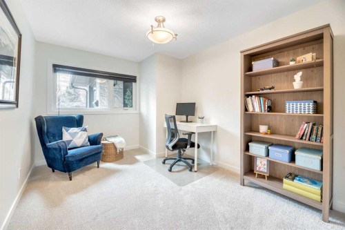 48 Waterloo Drive Sw, Calgary, AB - Indoor Photo Showing Office