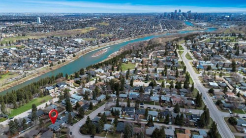 48 Waterloo Drive Sw, Calgary, AB - Outdoor With View
